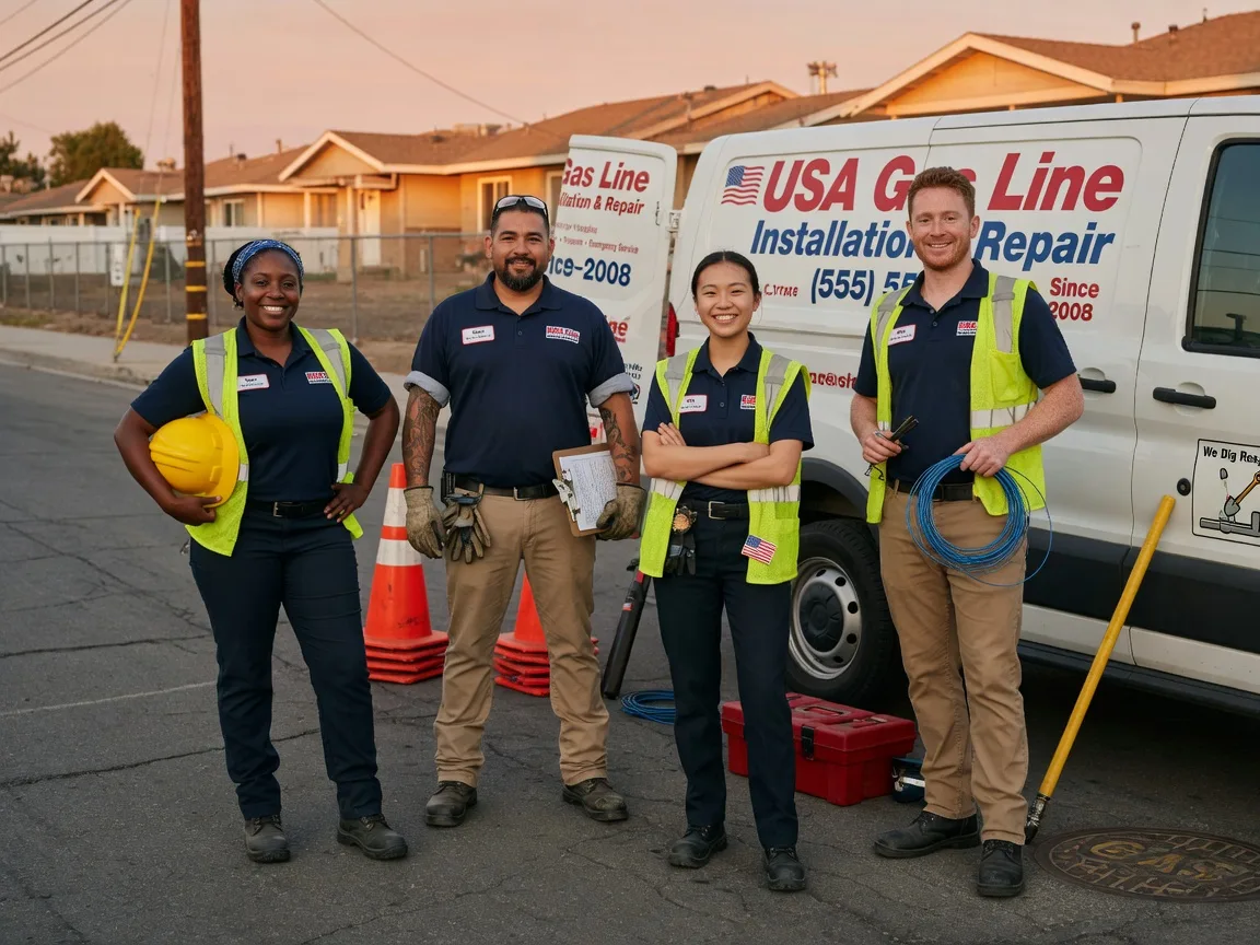 Gas Line Installation company in Flensburg, MN